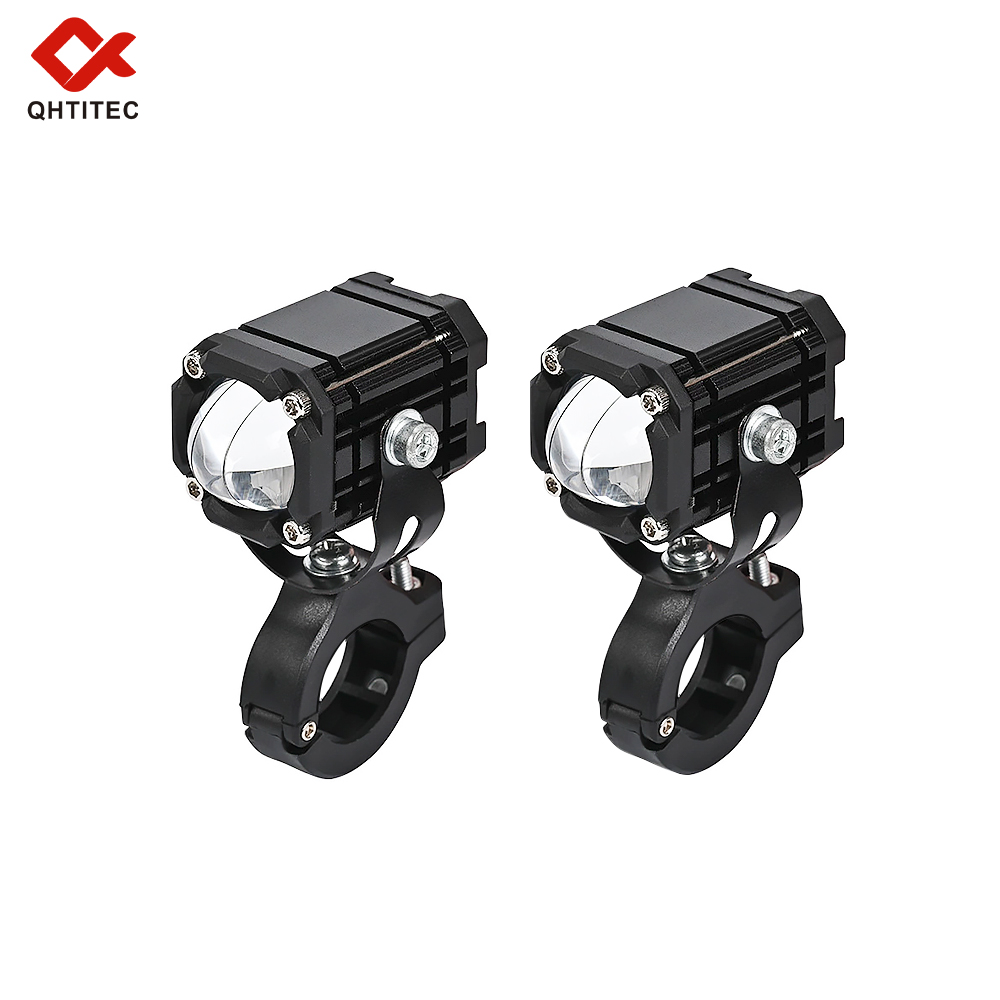 Universal Motorcycle Led Headlight Projector - Motorfiets LED extra lamp IP67 waterdicht