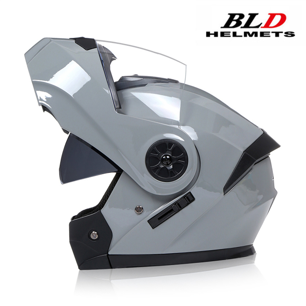 Modulaire motorhelm met dubbel - Full Face Motorcycle Helmet With Bluetooth recensie en prijs