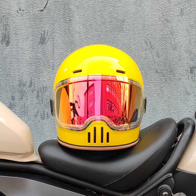 ORZ CE DOT goedgekeurde retro  - Full Face Motorcycle Helmet With Bluetooth recensie en prijs