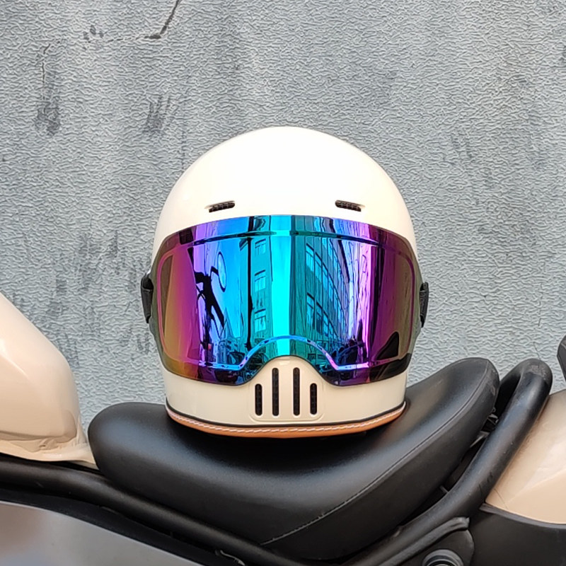 ORZ CE DOT goedgekeurde retro  - Full Face Motorcycle Helmet With Bluetooth recensie en prijs